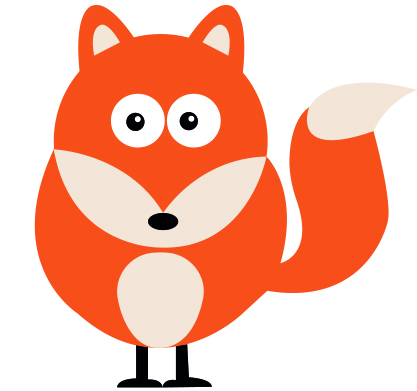Illustration of a Fox, class symbol for Red Foxes Class