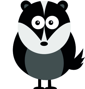 Illustration of a Badger, class symbol for Badgers Class
