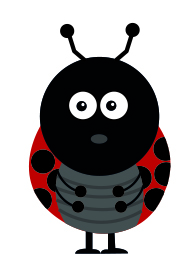 Illustration of a Ladybird, class symbol for Ladybirds Class